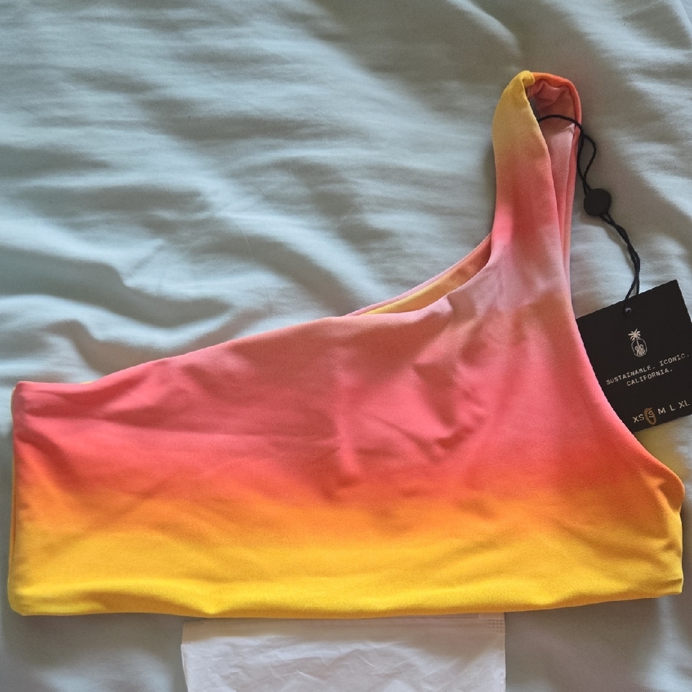 Skatie Sunset Ombre Bikini Top
